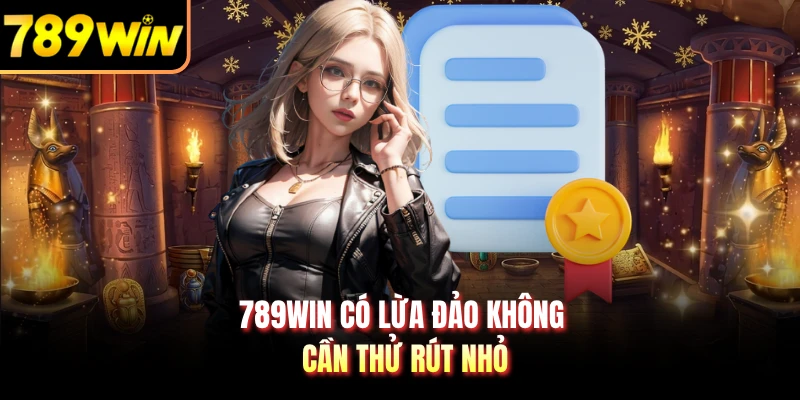 789WIN có lừa đảo không cần thử rút nhỏ
